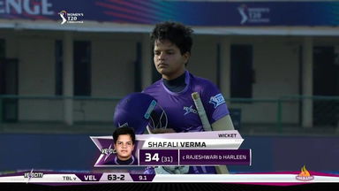 M02: Trailblazers vs Velocity – Shafali Verma Wicket