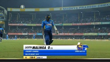 IND vs SL 2020, 2nd T20I: Lasith Malinga Wicket