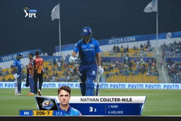M55: SRH vs MI – Nathan Coulter-Nile Wicket