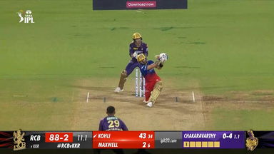 M10: RCB vs KKR – Virat Kohli Six
