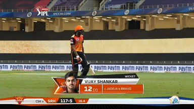 M29: SRH vs CSK – Vijay Shankar Wicket