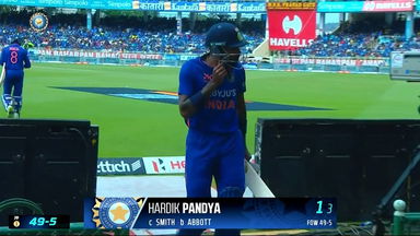 IND vs AUS 2023, 2ND ODI: Hardik Pandya Wicket