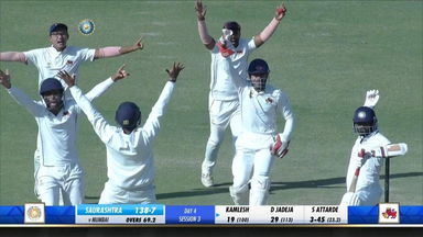 Missed chances, close shaves: How Saurashtra made the most of their luck