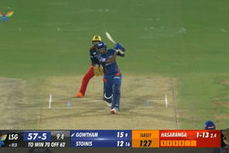 M43: LSG vs RCB – Krishnappa Gowtham Six