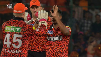 M50: SRH vs RR – Fall of Wickets