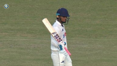 Ranji Trophy 2026-27, CAB vs DDCA: Hrithik Shokeen's crucial knock of 56(98)