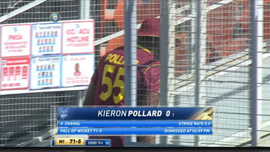 IND vs WI 2022, 1ST ODI: Kieron Pollard Wicket
