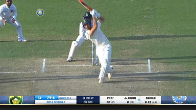 IND vs SA 2019, 3rd Test, Day 3: Theunis de Bruyn Six