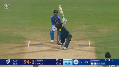 IND vs AUS 2023-24, 1ST T20I: Josh Inglis Six