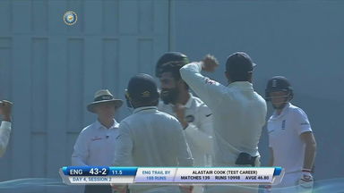 IND vs ENG 2016 - 4th Test : ENG 2nd Innings Fall of Wickets