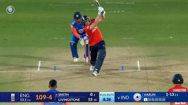 IND vs ENG 2025, 3rd T20I: Jamie Smith Six