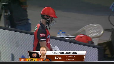 M21: SRH vs GT – Kane Williamson Wicket