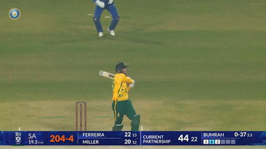 IND vs SA 2025, 2nd T20I: Donovan Ferreira Six