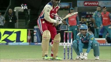 M46: PWI vs RCB – Chris Gayle Wicket
