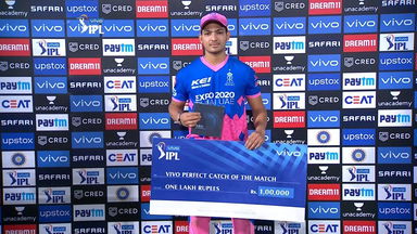 M28: RR vs SRH  – VIVO perfect catch of the match – Anuj Rawat