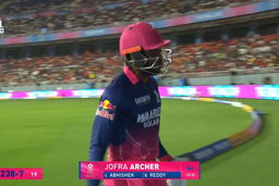 IPL 2026 Eliminator: SRH vs RR - Jofra Archer Wicket