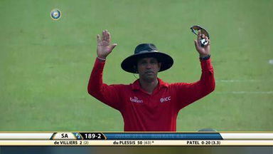 5TH ODI: IND vs SA – Francois du Plessis Six