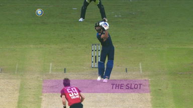 Virat's effortless straight drive for a six