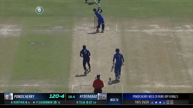 Syed Mushtaq Ali Trophy 2022, Hyderabad vs Pondicherry: Super sixes