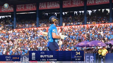 IND vs ENG 2025, 2nd ODI: Jos Buttler Wicket