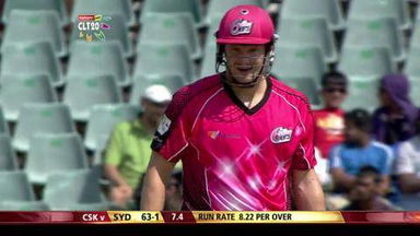 M3: CSK vs SYD – Shane Watson six
