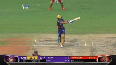 M10: RCB vs KKR   – Shubman Gill Six