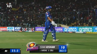 M05: RCB vs MI –  Ishan Kishan Wicket
