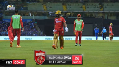 M31: MI vs PBKS –  Prabhsimran Singh  Wicket