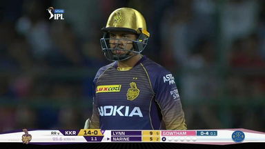 1 over, 22 runs - Narine goes berserk