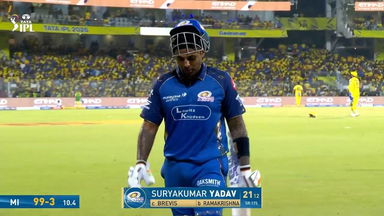 IPL 2026 M44: CSK vs MI - Suryakumar Yadav Wicket
