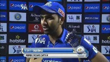 M9: RR vs MI – Rohit Sharma Interview