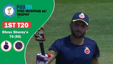 Syed Mushtaq Ali Trophy 2018-19: Delhi vs Jharkhand - Dhruv Shorey's 70 (55)