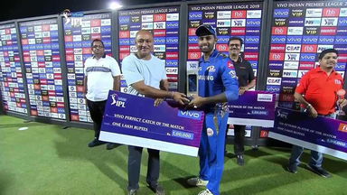 M36: RR vs MI – VIVO Perfect Catch of the Match – Suryakumar Yadav