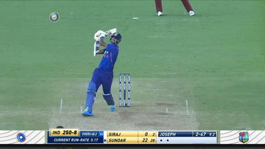 IND vs WI 2022, 3RD ODI: Washington Sundar Six