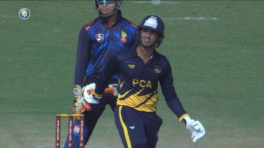 SMAT 2023 SF 1: Abhishek Sharma's chase special of 77(45)