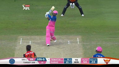 M26: SRH vs RR – Rahul Tewatia Six
