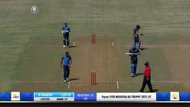 Syed Mushtaq Ali Trophy 2021-22, Himachal vs Haryana: Fall of wickets