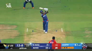 M03: LSG vs DC –  KL Rahul Six
