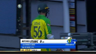 IND vs AUS 2020, 3rd ODI: Mitchell Starc Wicket