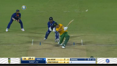 IND vs SA 2022, 1ST T20I: Dwaine Pretorius Six