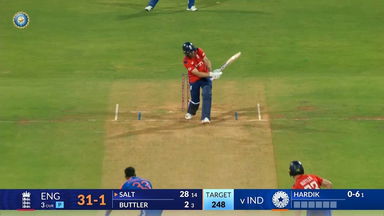 IND vs ENG 2025, 5th T20I: Phil Salt Six