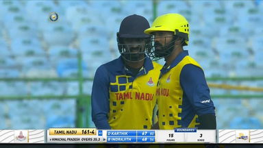 Baba Indrajith's quickfire 80 (71) against Himachal Pradesh