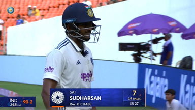IND vs WI 2025, 1st Test: Sai Sudharsan Wicket