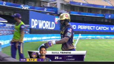 M10: RCB vs KKR   – Rahul Tripathi Wicket