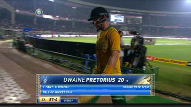 IND vs SA 2022, 3RD T20I: Dwaine Pretorius Wicket