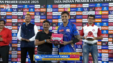 IPL 2025 M41: SRH vs MI - Curvv Super Striker of the Match - Suryakumar Yadav