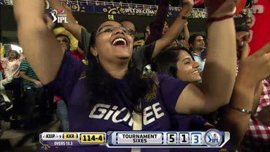 M44: KKR vs KXIP – Yusuf Pathan Six