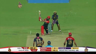 M35: KKR vs RCB – Moeen Ali Six