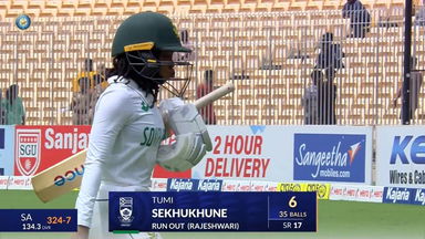 IND-W vs SA-W 2024, 1st Test: Tumi Sekhukhune Wicket