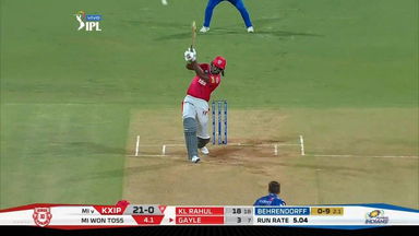 M24: MI vs KXIP – Chris Gayle Six